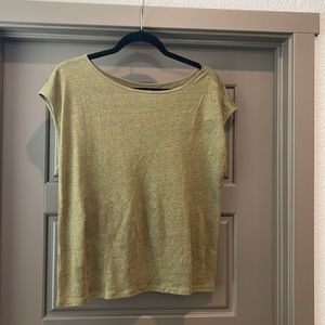Olive Green linen top